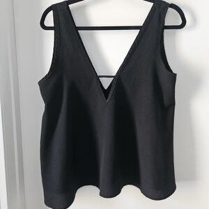 Elegant Black Sleeveless Top